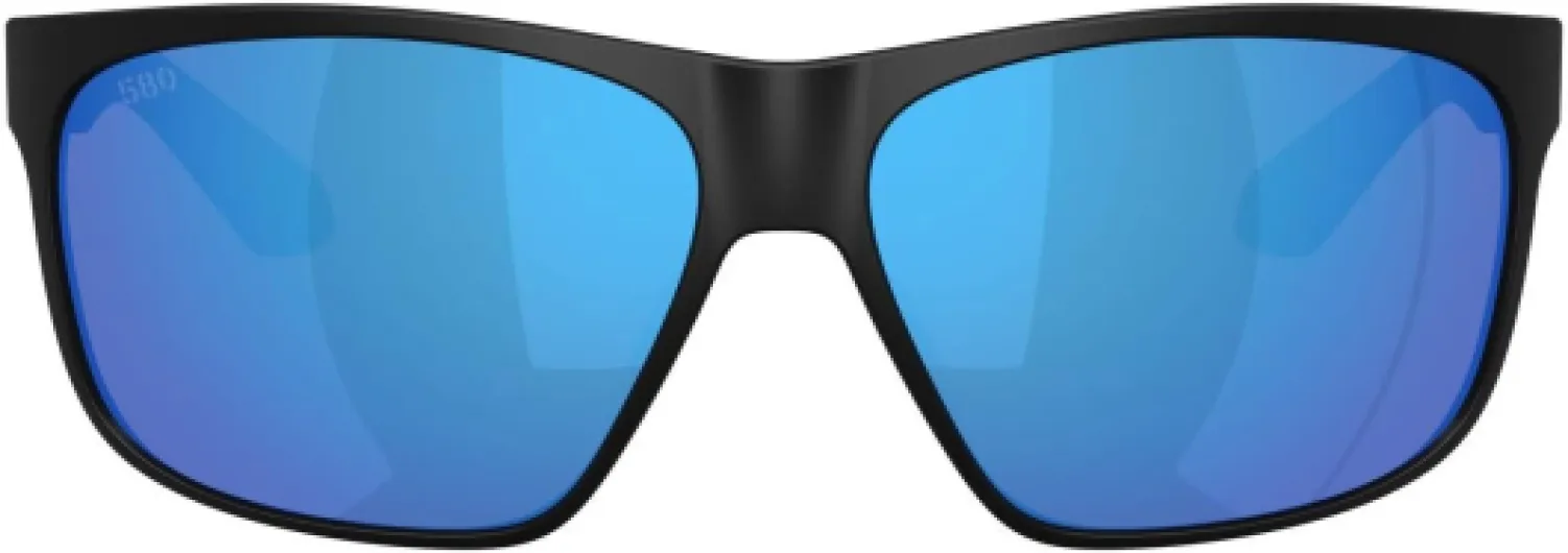Costa Del Mar Lunettes de soleil polarisées pour homme – Protection UV pour la pêche, le bateau et la plage – Taille 60–580 g Miroir bleu 580G