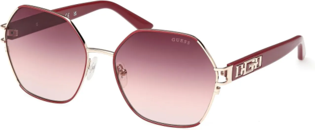 Gu7913 Lunettes de soleil Mixte 59 Bordeaux/Other
