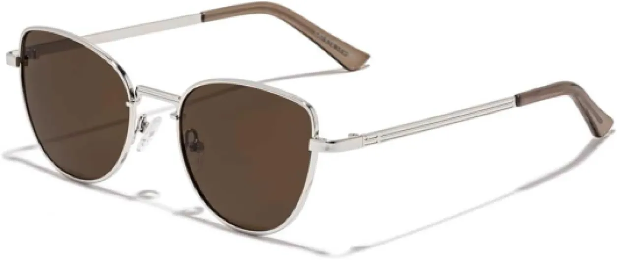 D.Franklin - Lunettes de soleil unisexes avec verres de protection UV - Polarisées - Modèle California Brun 99