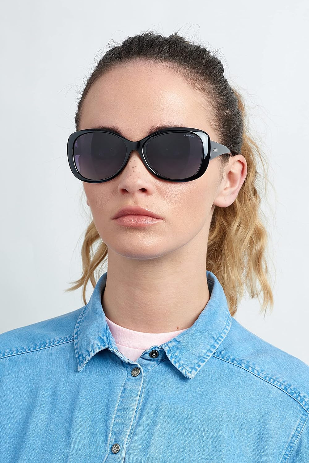 PLD - P8317 - Femme - Rectangulaires - Monture complète - INJECTÉ - VIEUX - NOIR - 58 - POLARISÉ