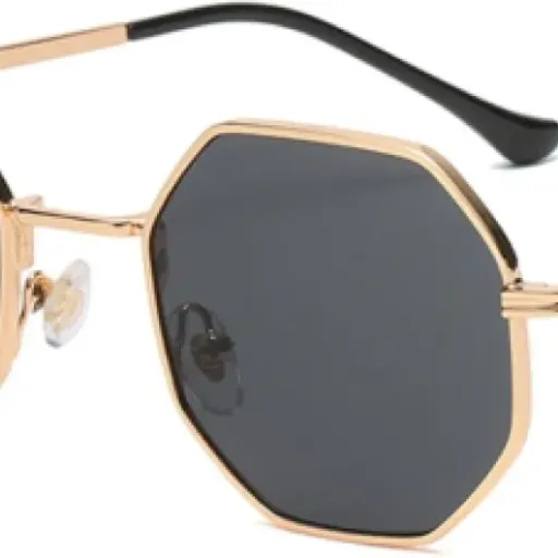 Test Lunettes de soleil vintage octogonales : un style rétro qui attire l'œil