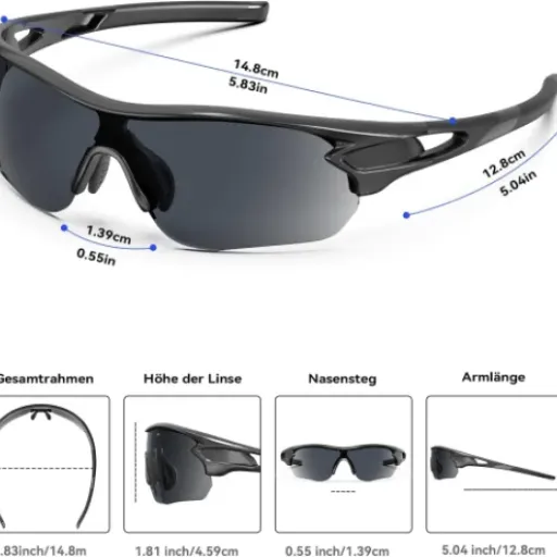 Test BEACOOL Lunette de Soleil Sport Polarisée : ça fait le job pour les sportifs.