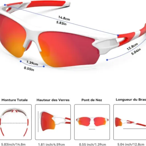 Test BEACOOL Lunette de Soleil de Sports Polarisée : La paire qui fait le boulot sans fioritures