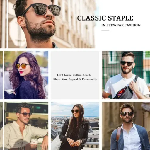 Test GQUEEN Lunettes de Soleil : Des lunettes rétro qui protègent.