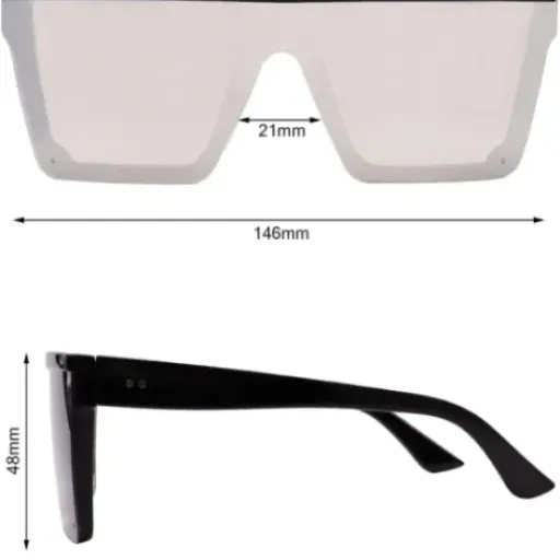 Test Lunettes de soleil carrées surdimensionnées : le style sans compromis