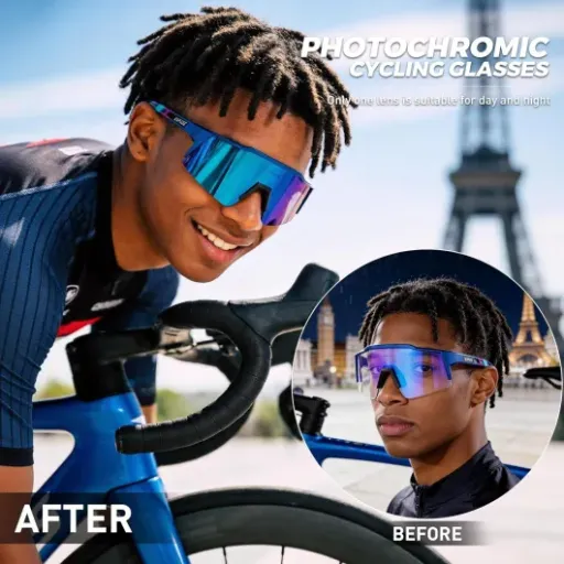 Test KAPVOE Lunette de Cyclisme : des lunettes photochromiques qui font le job