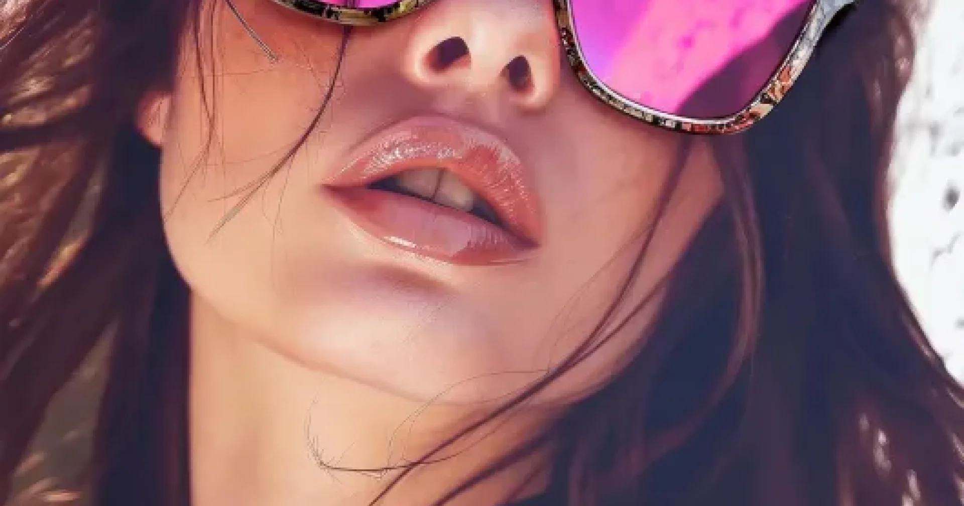 Lunettes de soleil rétro en forme de papillon pour... - Grandado