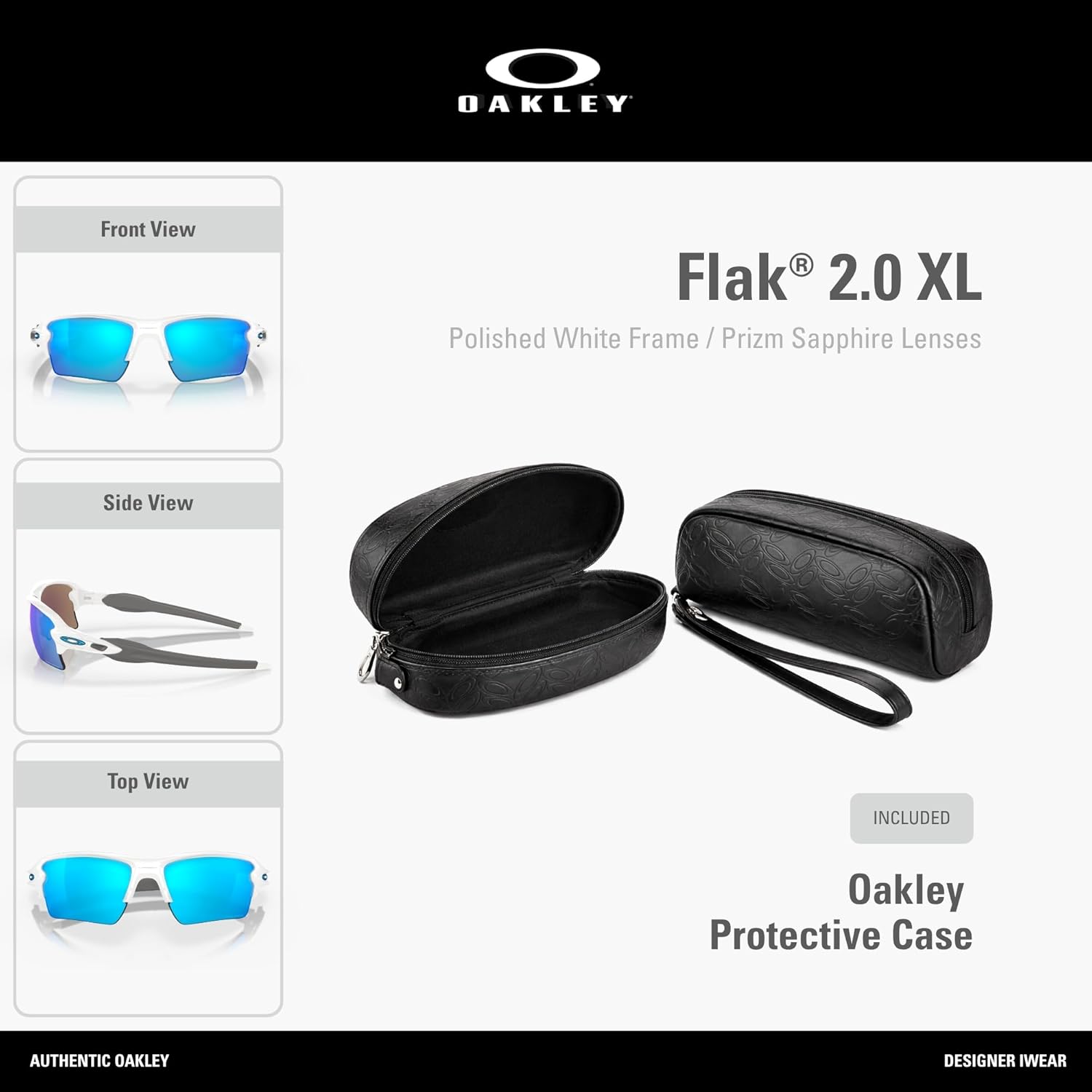 Oakley Lunettes de soleil unisexe Two Face Bleu