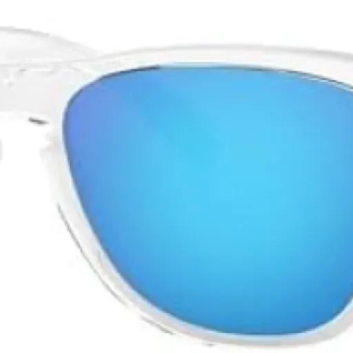 Test Oakley Frogskins 55 Cristal Transparent/Prizmsapphire : les lunettes rétro qui misent surtout sur le look