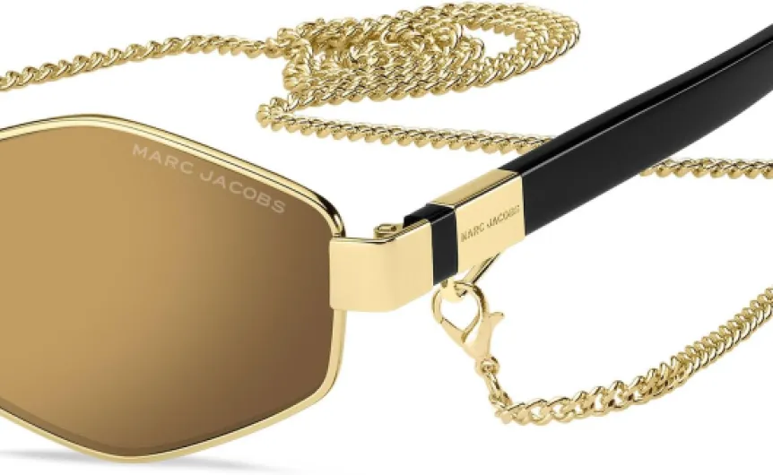 Marc Jacobs Lunettes de Soleil MARC 496/S Gold black 2 55/17/140 Femme