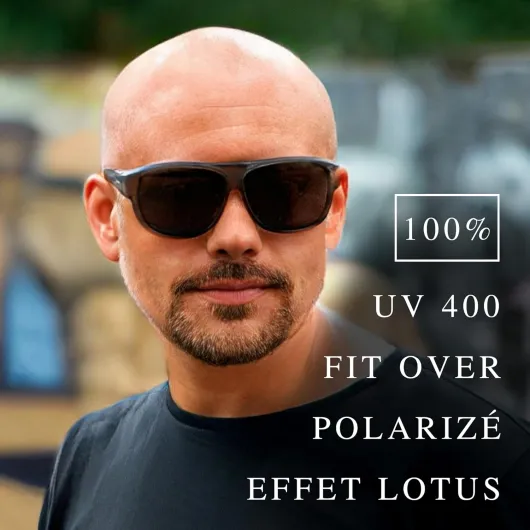 ActiveSol Sur-lunettes de soleil El Pavana, pour porteurs de lunettes, UV400, polarisées Taille unique Gris
