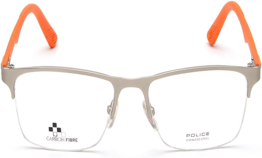Lunettes - Carré - Homme - Monture en Métal 52 Argenté