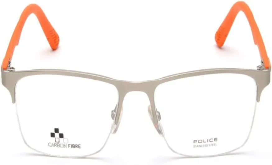 Lunettes - Carré - Homme - Monture en Métal 52 Argenté
