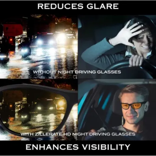 Test Zillerate lunettes de conduite de nuit : ça réduit un peu l’éblouissement, sans faire de miracles