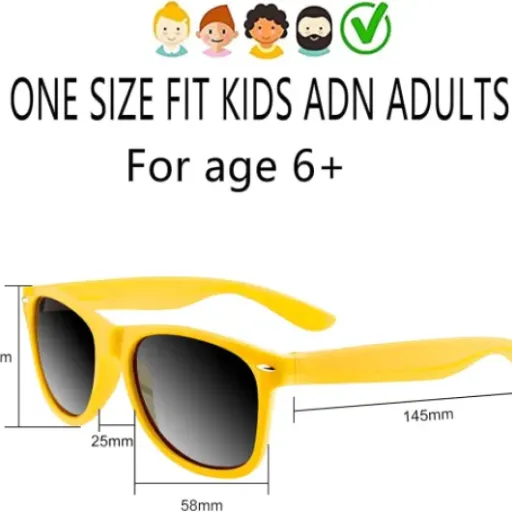 Test TUPARKA Lot de 12 lunettes jaunes : les lunettes de soirée qui font le job sans ruiner le budget