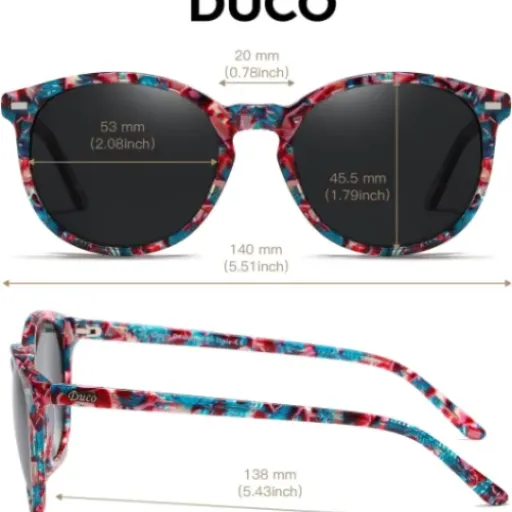 Test DUCO DC1230 Tortue : des lunettes de soleil polarisées simples, efficaces et pas trop chères