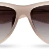 Test Ted Baker Raella : des lunettes de soleil rose poudré qui misent surtout sur le look